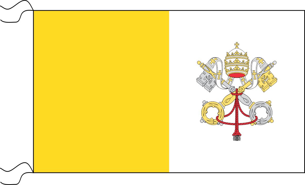 Bandera Papal  0,90×1,50m